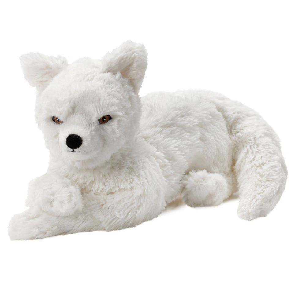 이케아 스콕스두바 북극여우 화이트 60cm 405.768.92 애착인형 귀여운