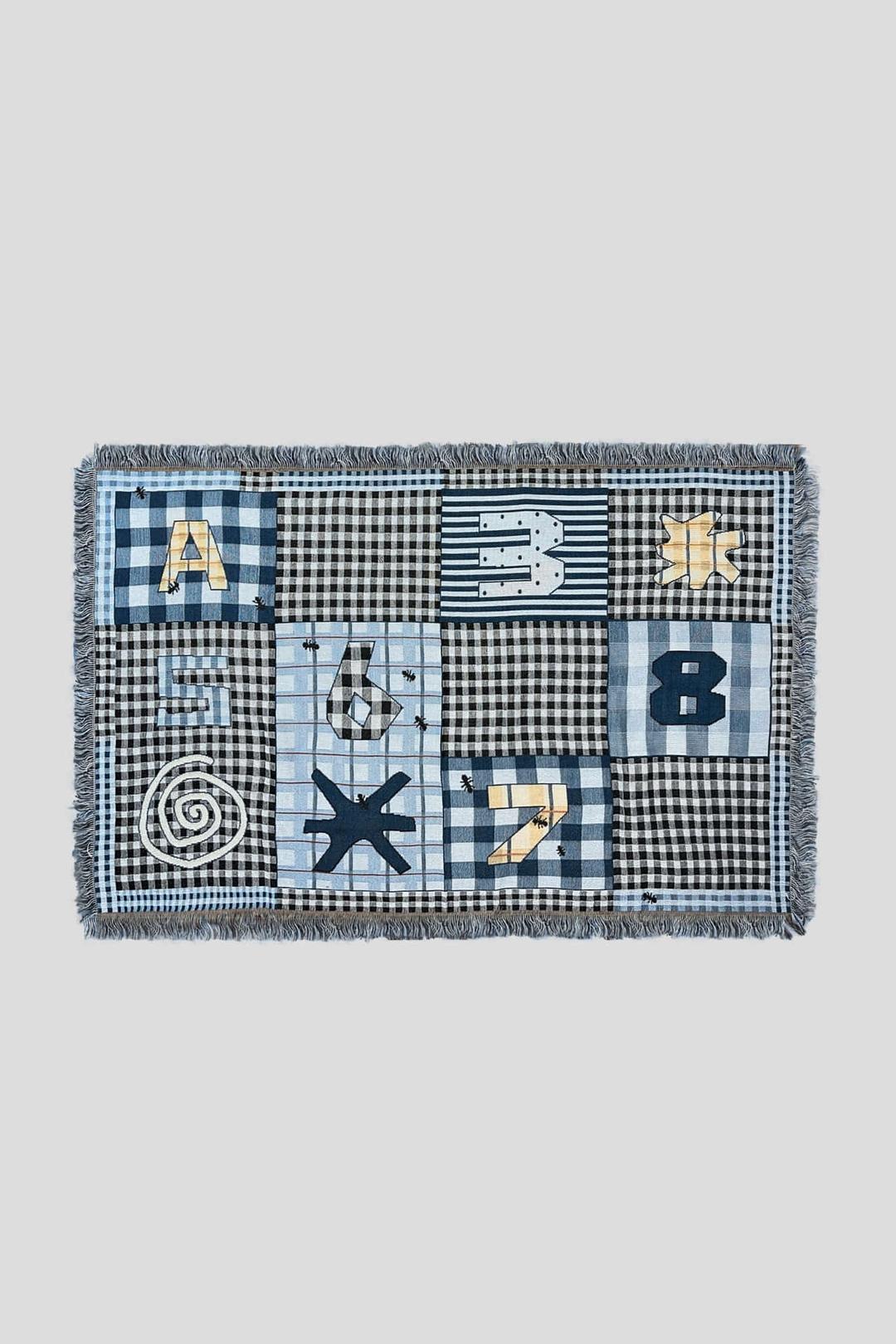 Ant on Check Woven Blanket