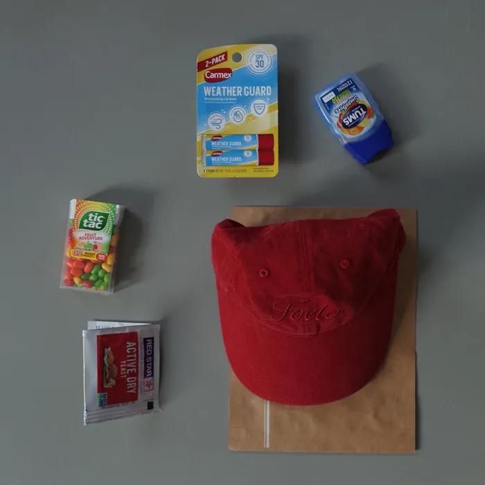 [3rd] Lovely says warm cap - red