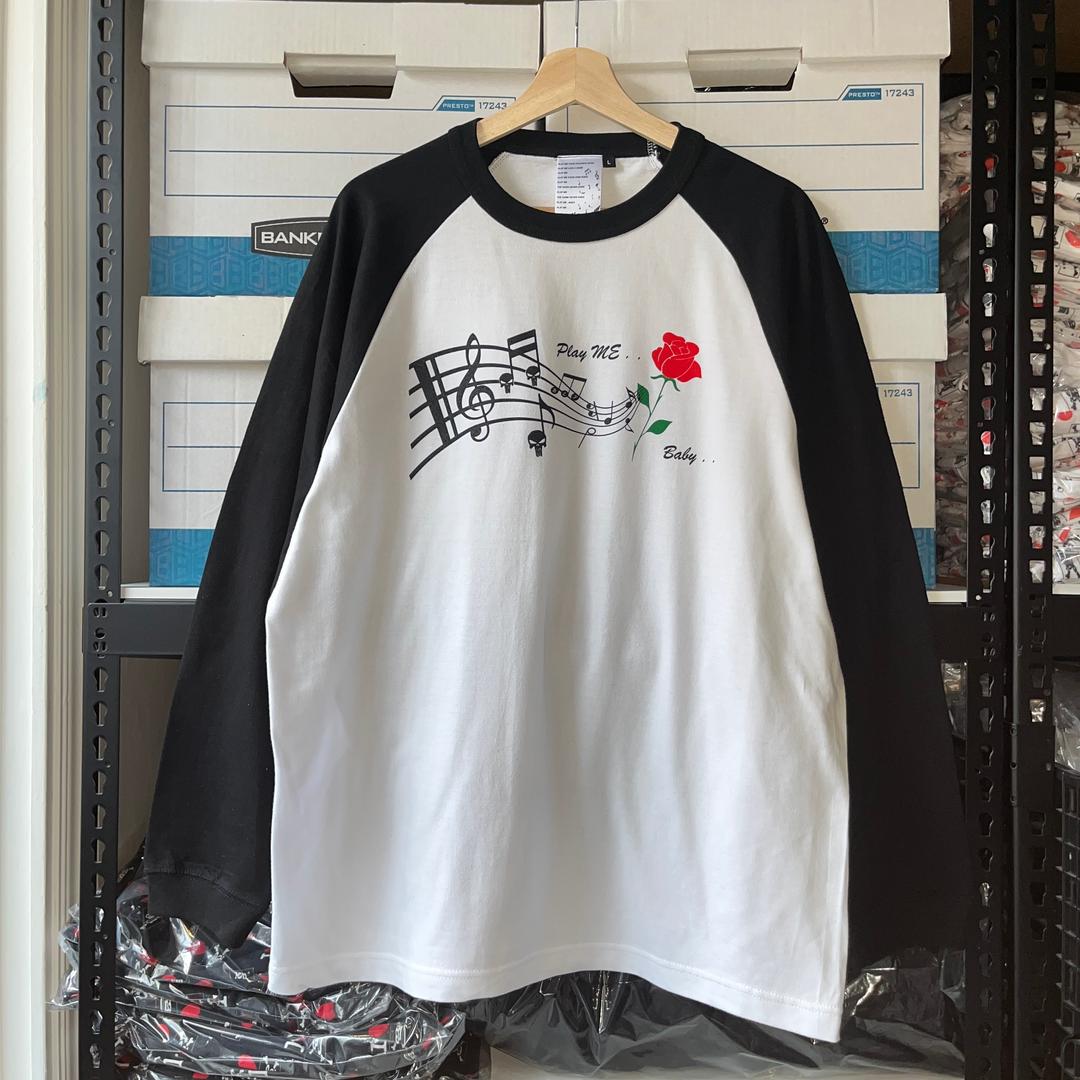 Play me Baby... raglan long sleeve