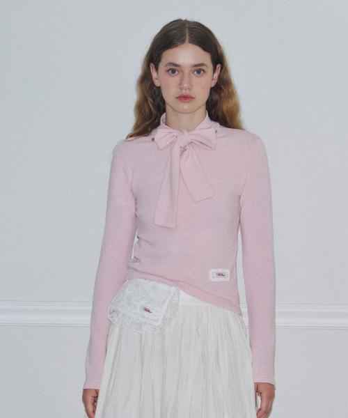 타이 긴팔 티셔츠 (3C) (Pink)