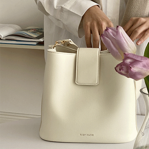 [당일배송/18컬러] 블루밍 투웨이 사각 미니 버킷백