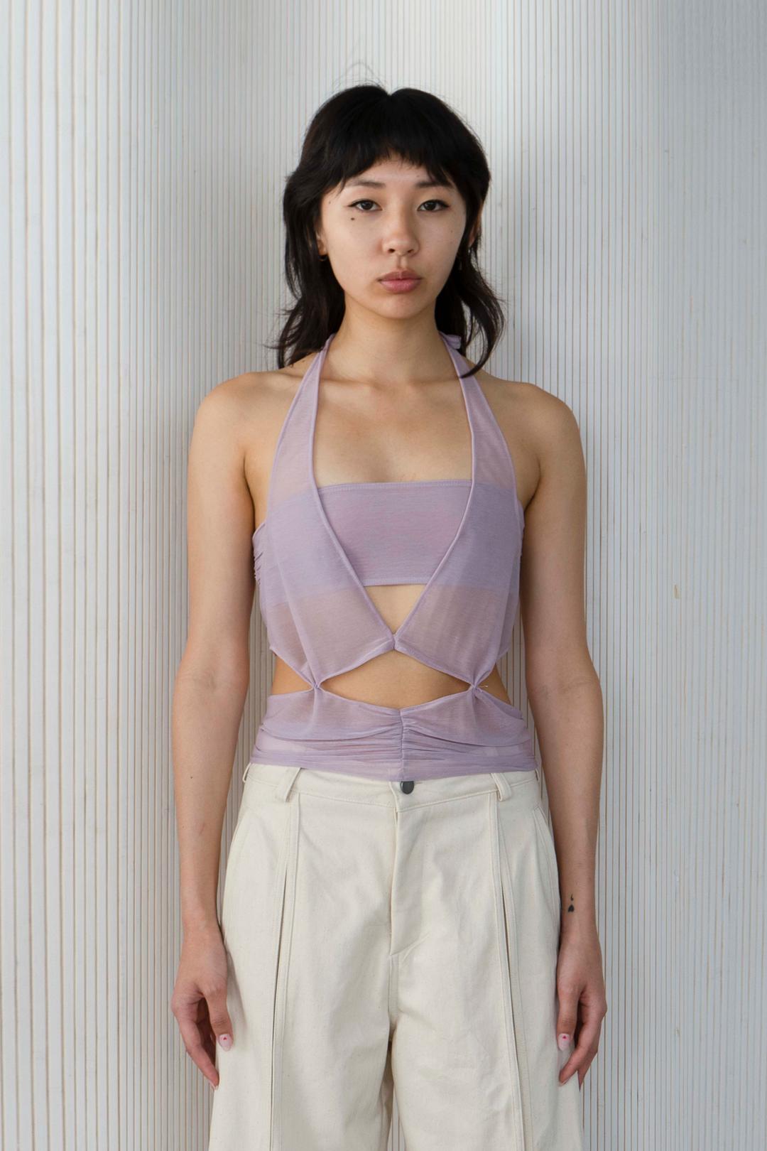 KITE HALTER TOP LILAC