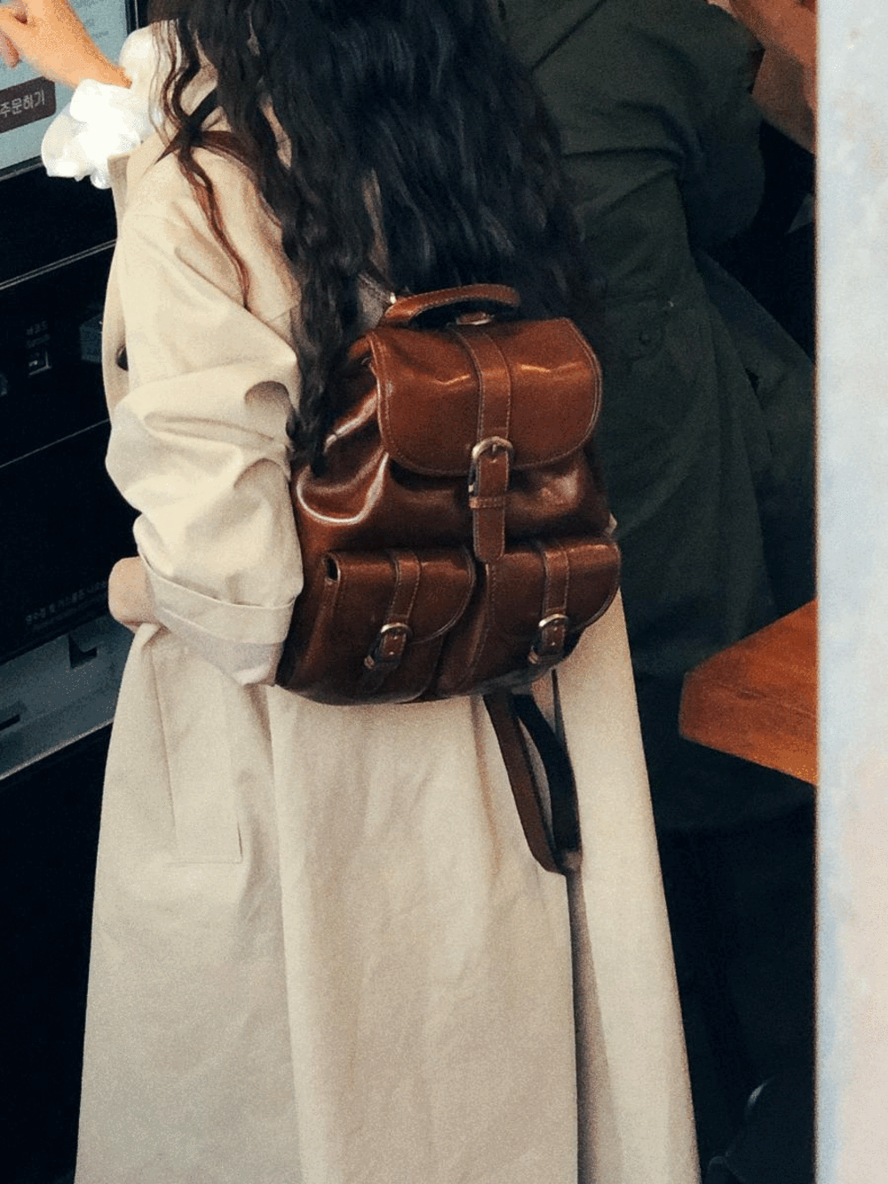 소가죽 쓰리포켓 백팩 2color B-270