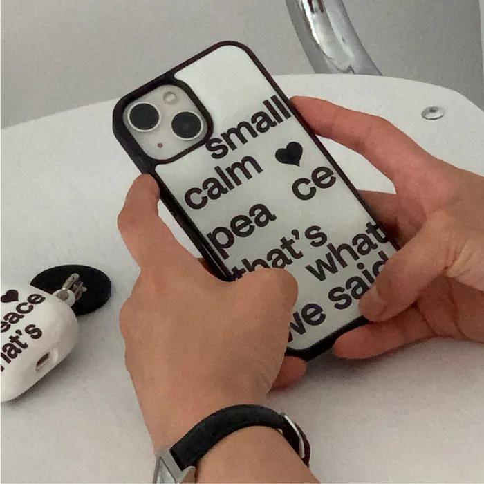 [+맥세이프][+갤럭시]small heart epoxy case_cool white