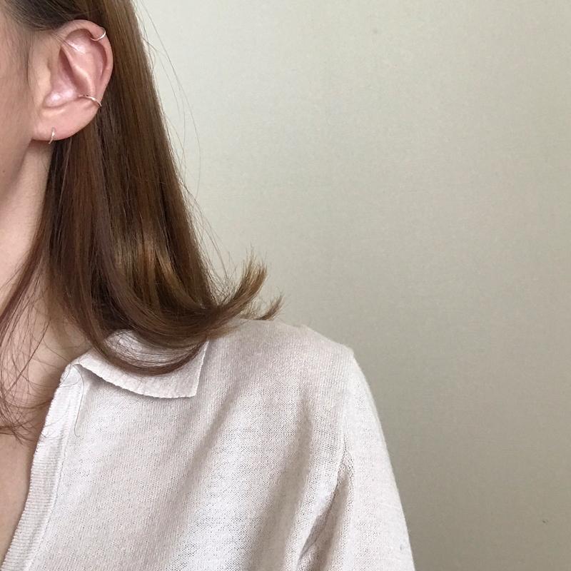 basic line earcuff