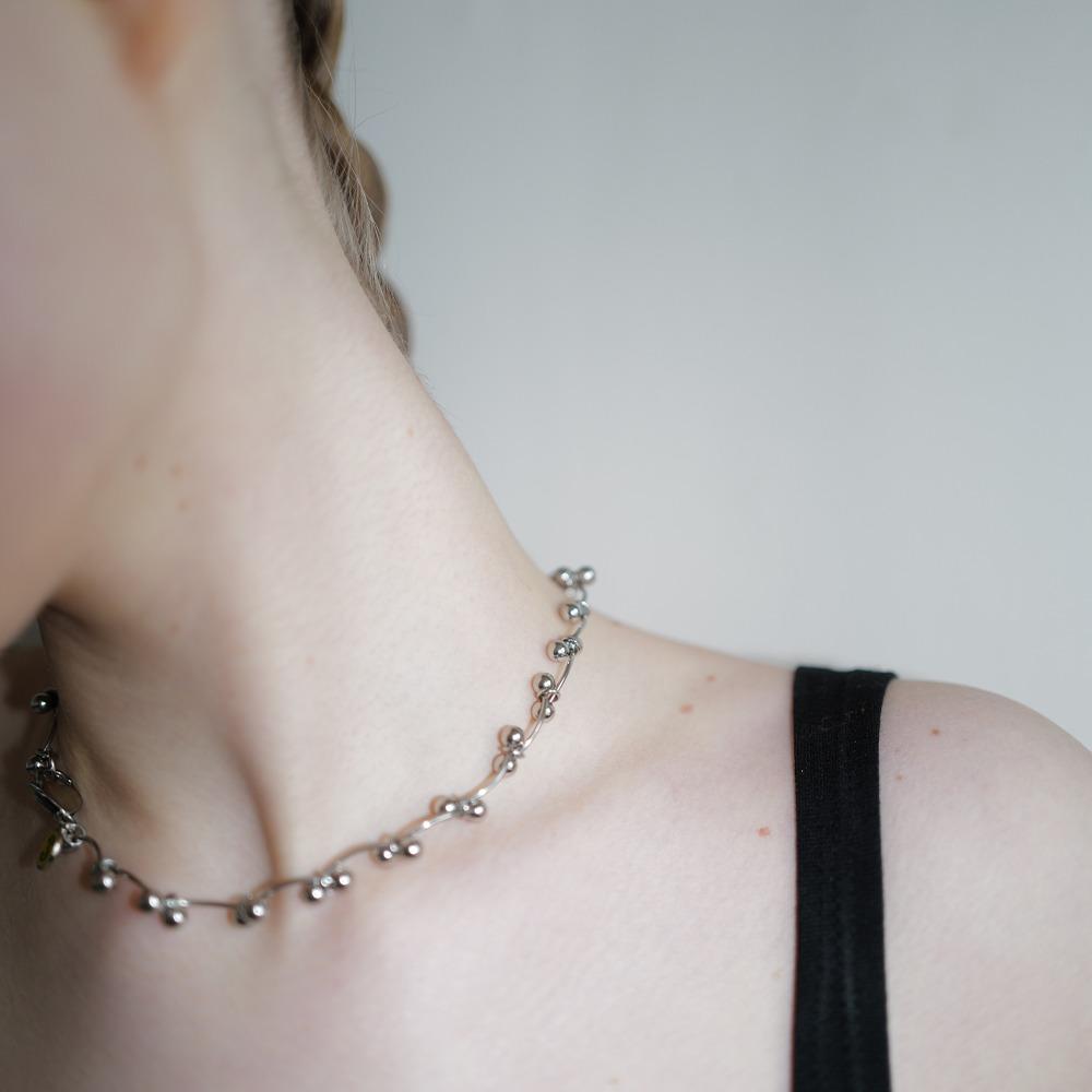 [예약주문 8/1 순차배송] *레드벨벳 슬기 착용* Rolling Necklace / Yellow