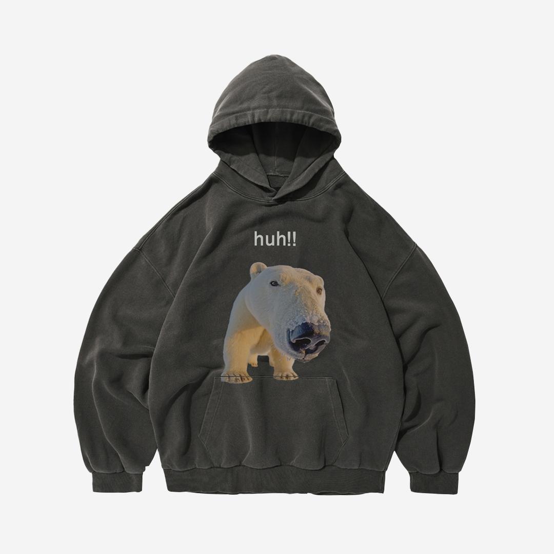 [KREAM 단독] Suade Huh Hoodie Pigment Black