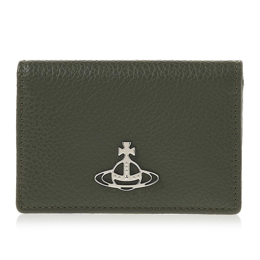 [비비안 웨스트우드] 여성 그레인 레더 카드 홀더51110015 L001J M410