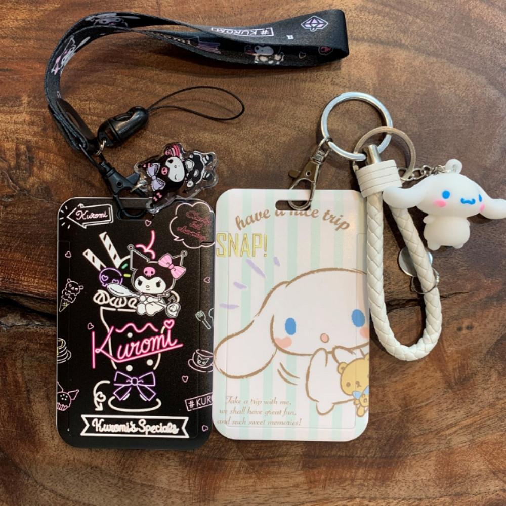 산리오 포카홀더 쿠로미 시나모롤 마이멜로디 체키홀더 포토카드 사원증 키홀더