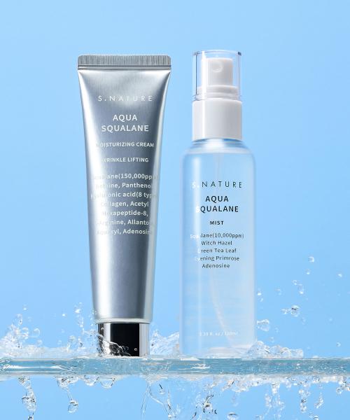 아쿠아 스쿠알란 수분크림 60ml+아쿠아 스쿠알란 미스트 100ml