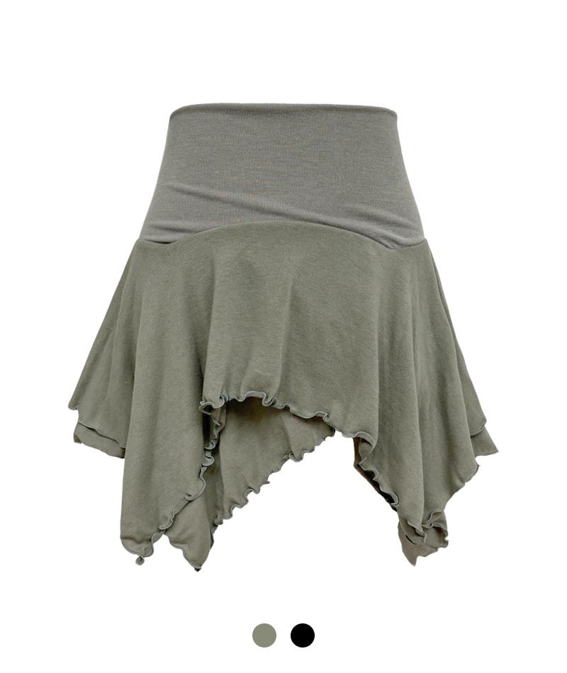 코지앤키치 레어 프릴 코튼 스커트