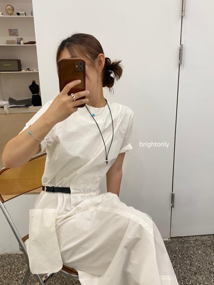 하프벨트 원피스