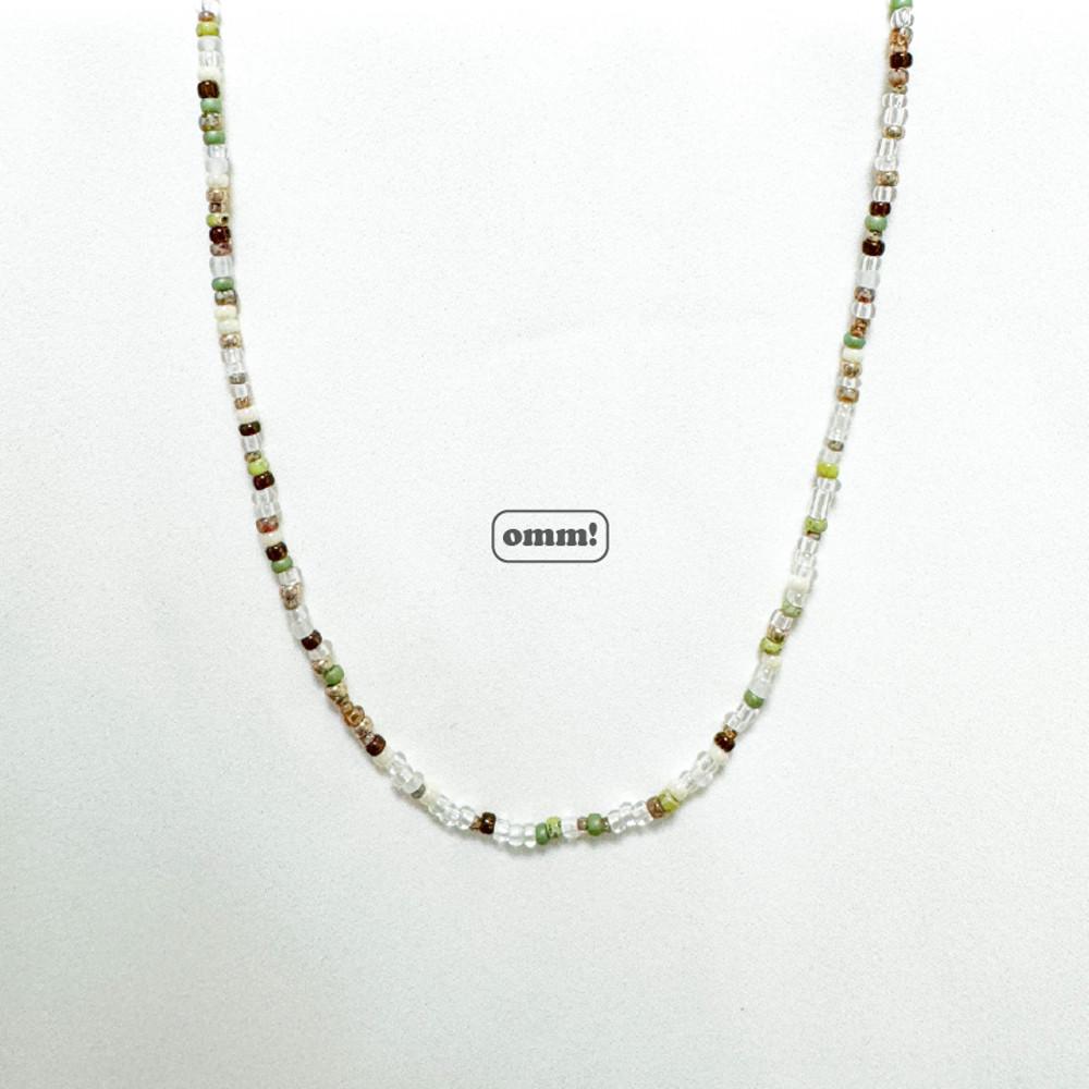 오무무 Wooden Beach Necklace 숲속 해변 목걸이