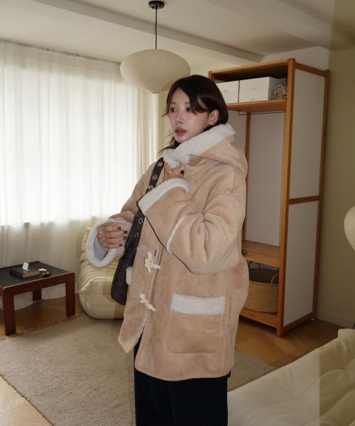 ANC HOODIE MUSTANG_BEIGE