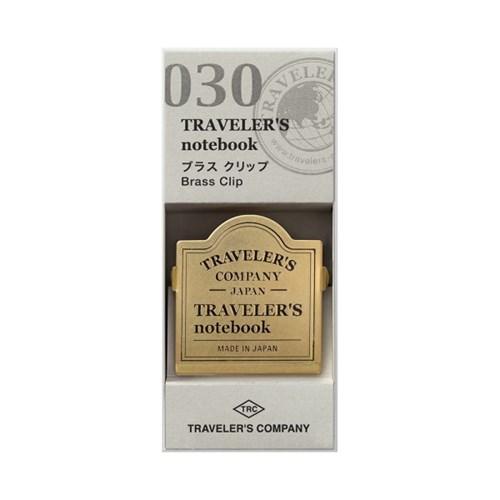 트래블러스노트 BRASS CLIP (TRC LOGO)