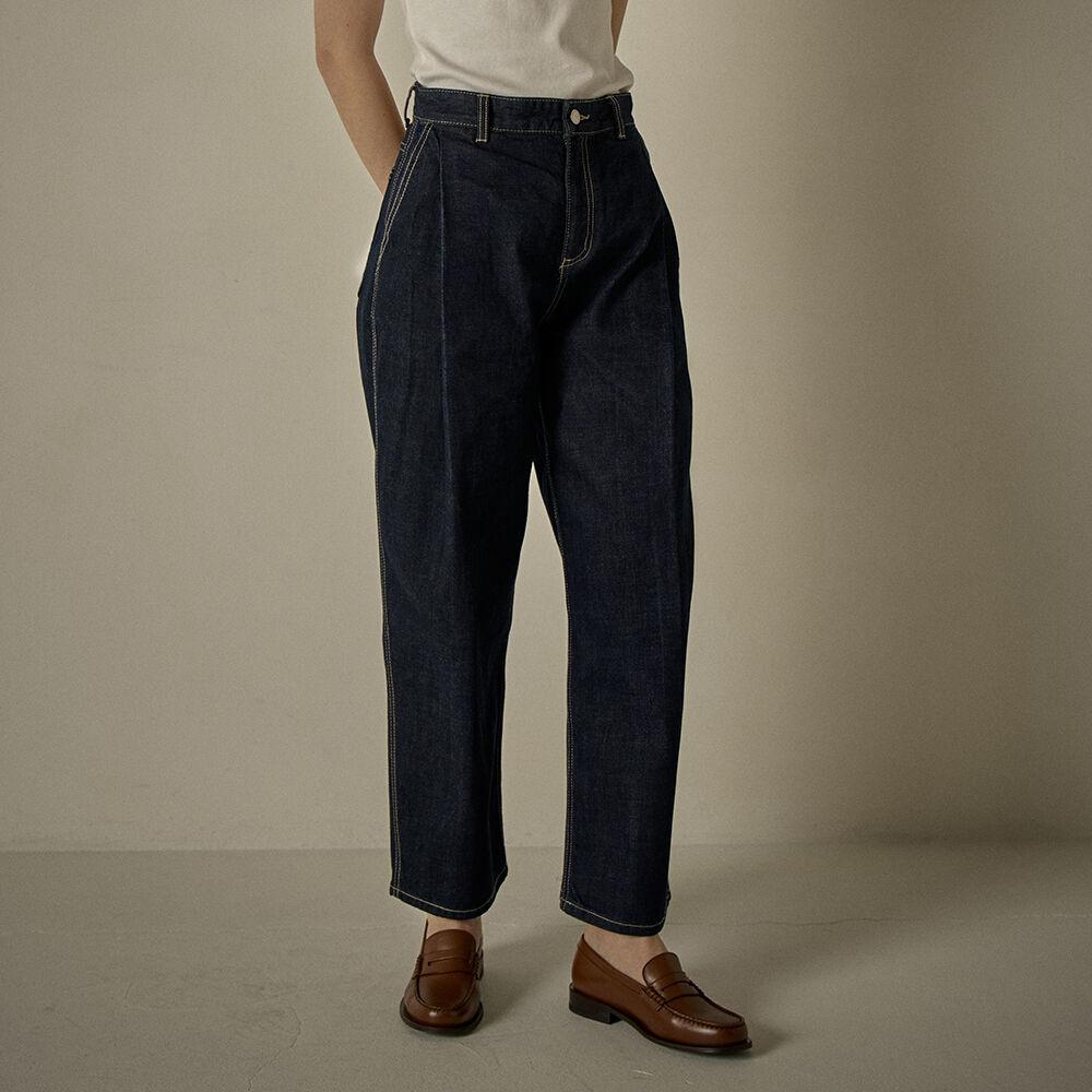 라운드 데님_deep indigo