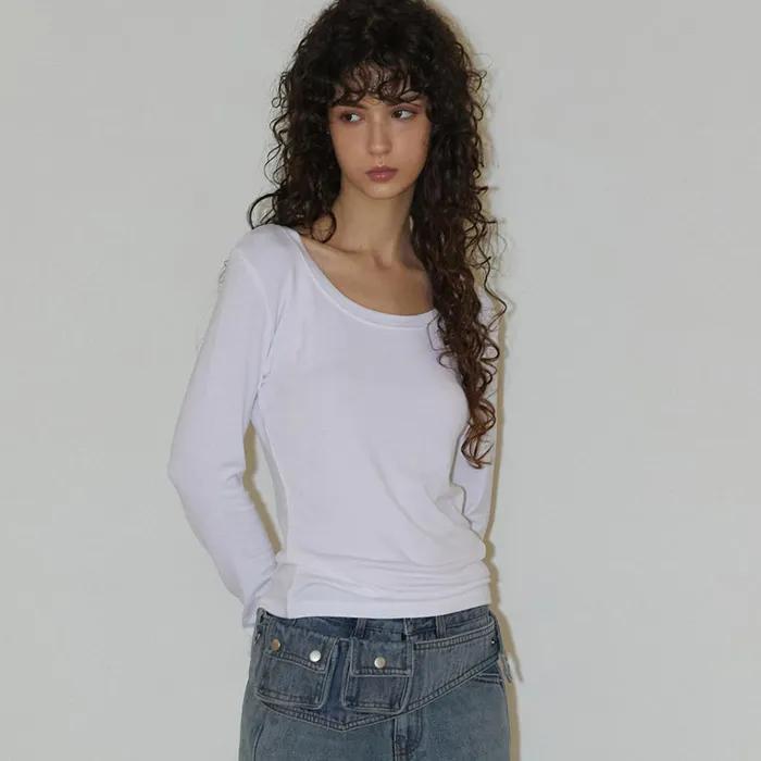 Anyone Long Sleeve Top White