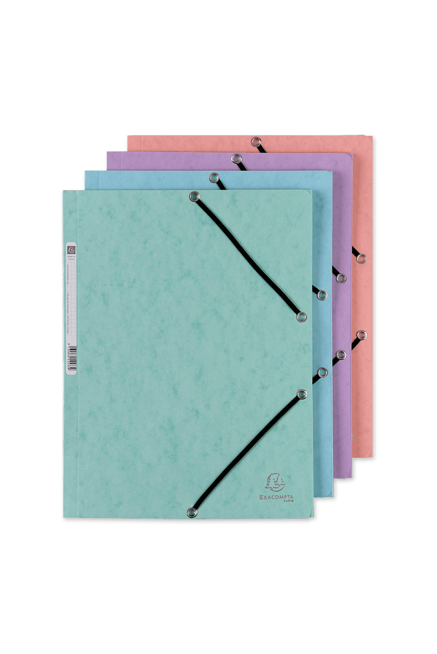 Aquarel Elasticated Folder 3flap - A4