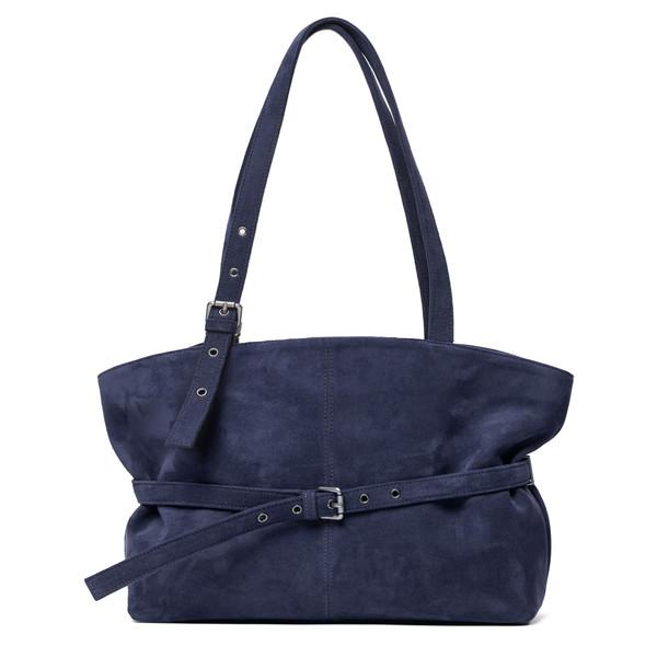 르벨트백 le belt bag L suede navy