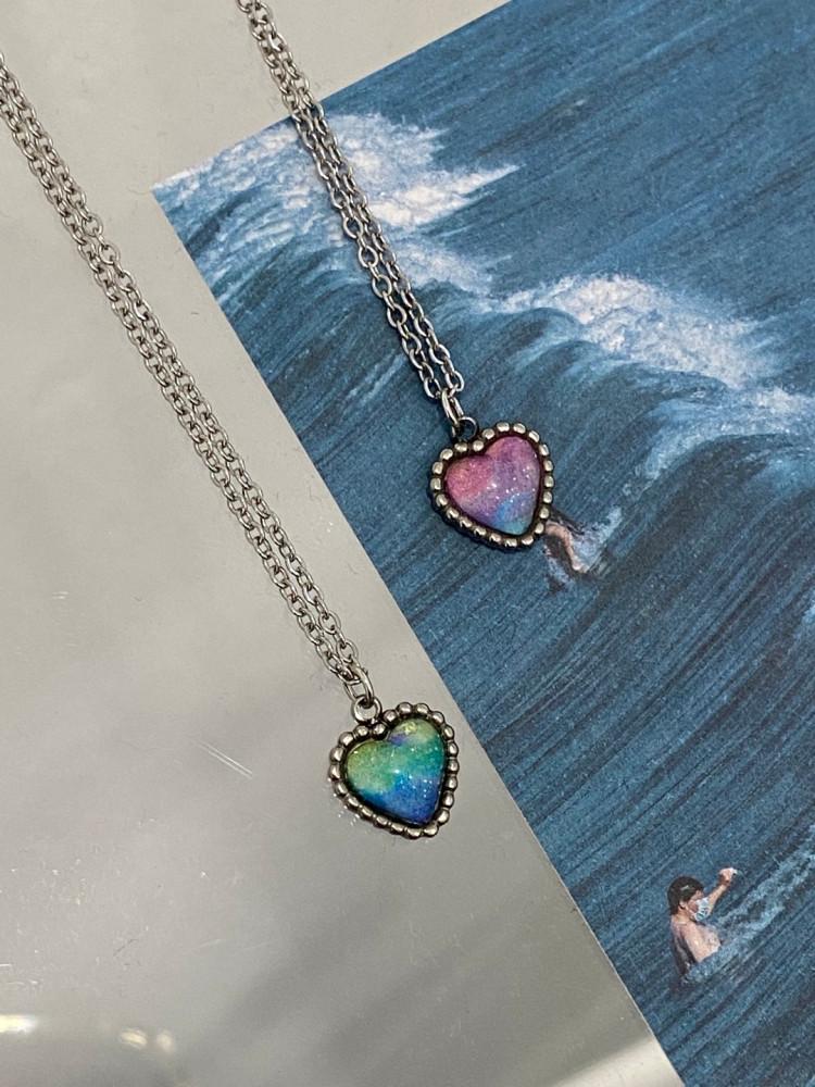 z ㅣ구 절대 지켜 ㅈㅣ구 심장 necklace