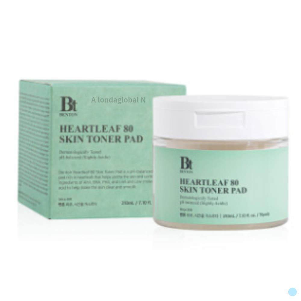 벤튼 어성초 80 스킨 토너 패드 각질 제거 수분 70매