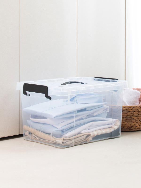 멀티 클리어 수납 박스 44 X 33 X 26 cm