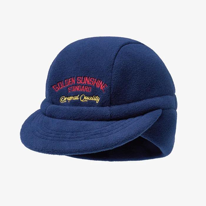 Sunshine earflap fleece cap_Neon navy