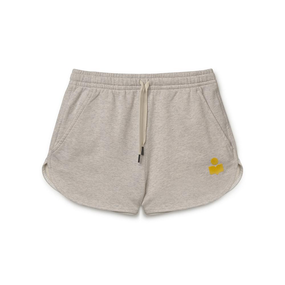 (W) 이자벨마랑 MIFA 로고 쇼츠 - 에크루/옐로우 (23PSH0022FA-A1M07E ECYE)