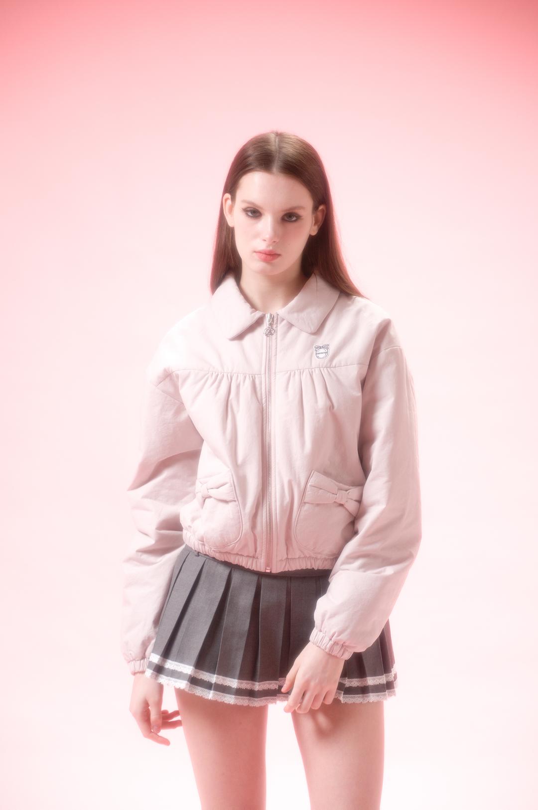 [Pre-order] RIBBON POCKET JK (PINK) 3/21~ 결제순 발송예정