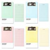 팬톤 미니 클립보드 메모지 간이 영수증철 빌지