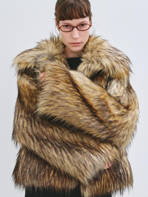 HARPER FAUX FUR JACKET