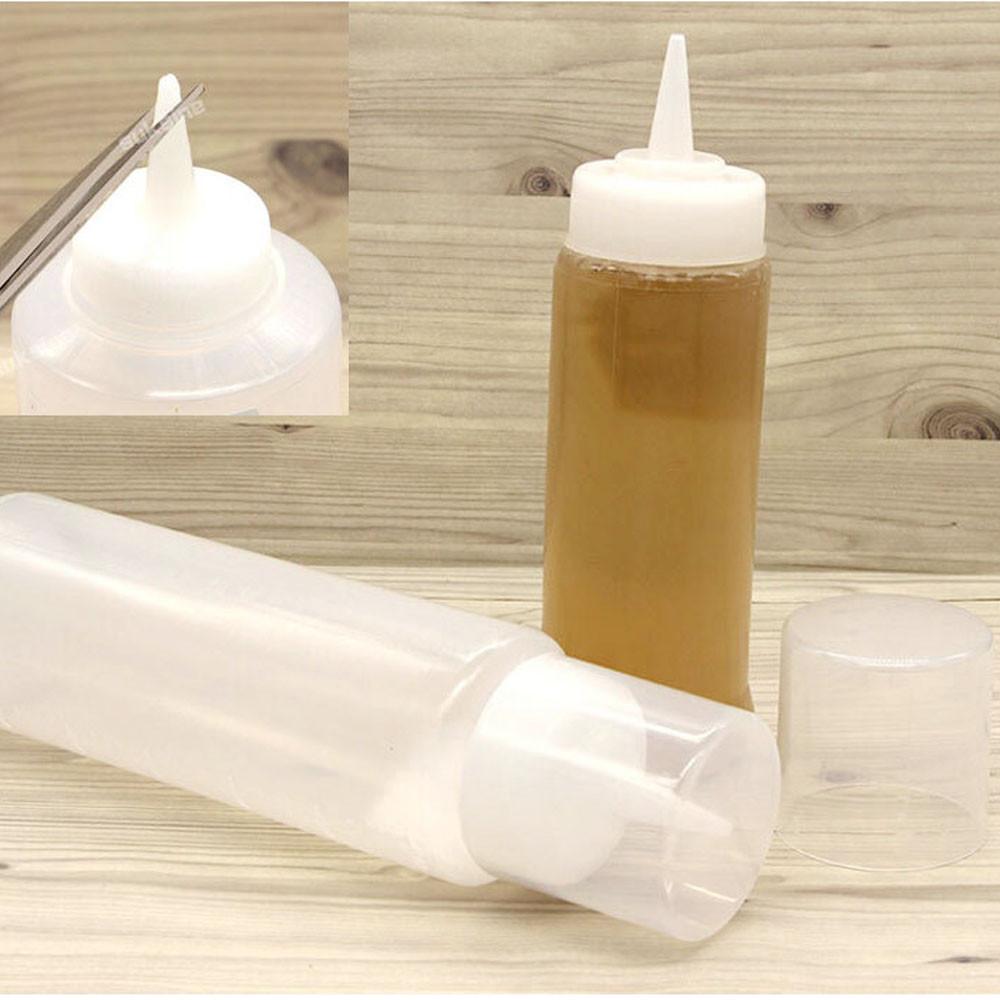 업소용 뚜껑 있는 잘라쓰는 소스통 케찹 드레싱 오일 보관 용기 캡유 소스병 소