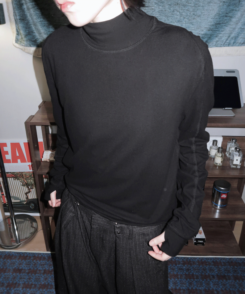 [UNISEX] 테린 반폴라 워머 롱 슬리브 (3 Color/ L~2XL)