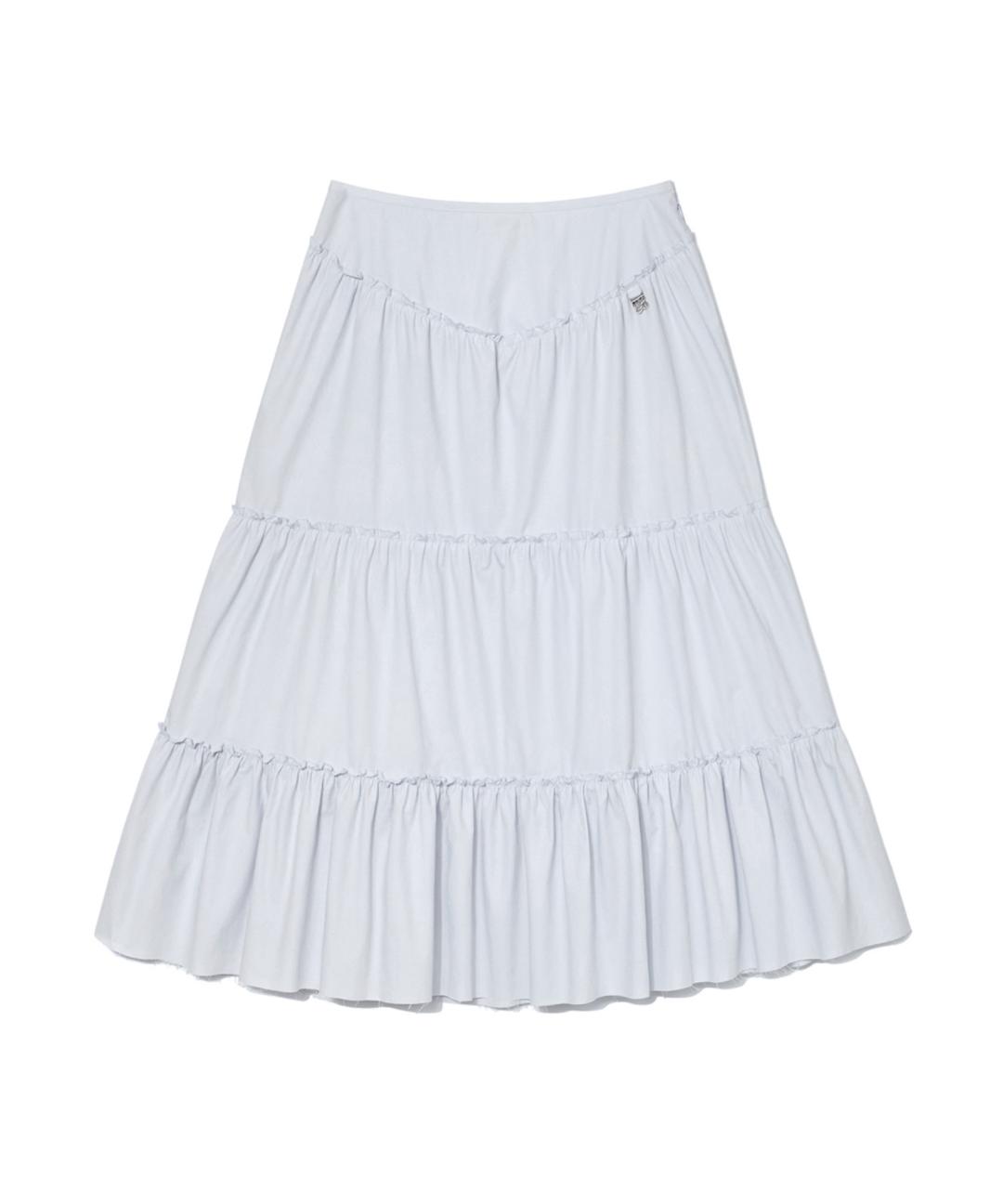 RODEO TIERED RUFFLE SKIRT (BABY BLUE)