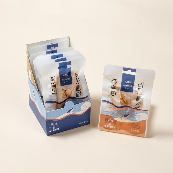 반려소반 촉촉한 바른통살 닭&가다랑어 10개입