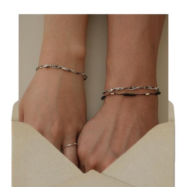 6月) 다정한 바다, couple line bracelets