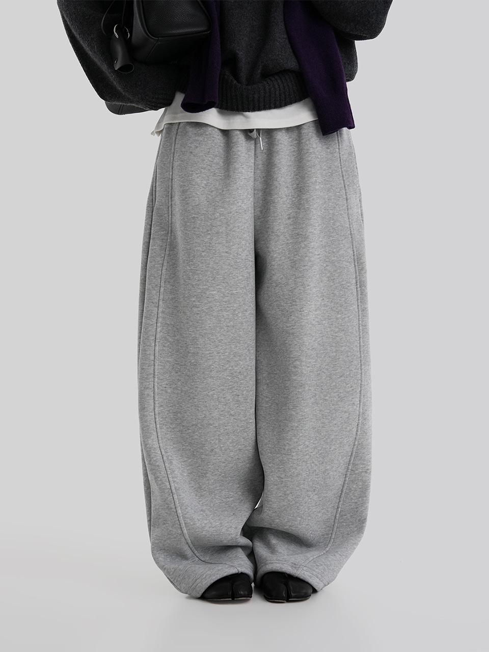 어텀 융기모커브드스웻팬츠