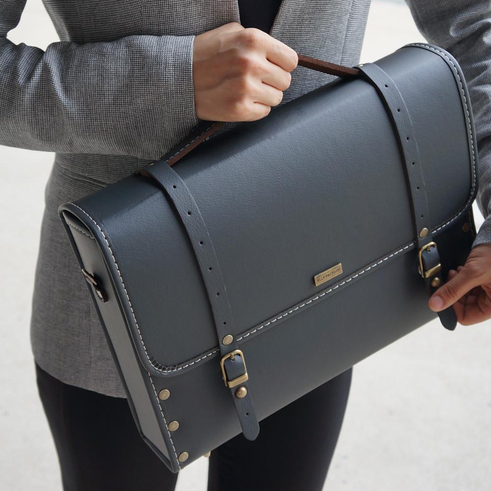 숄더백+백팩겸용 클래식노트북가방 4가지사이즈 맥북16 그램17 PLUTO 클래식챠콜