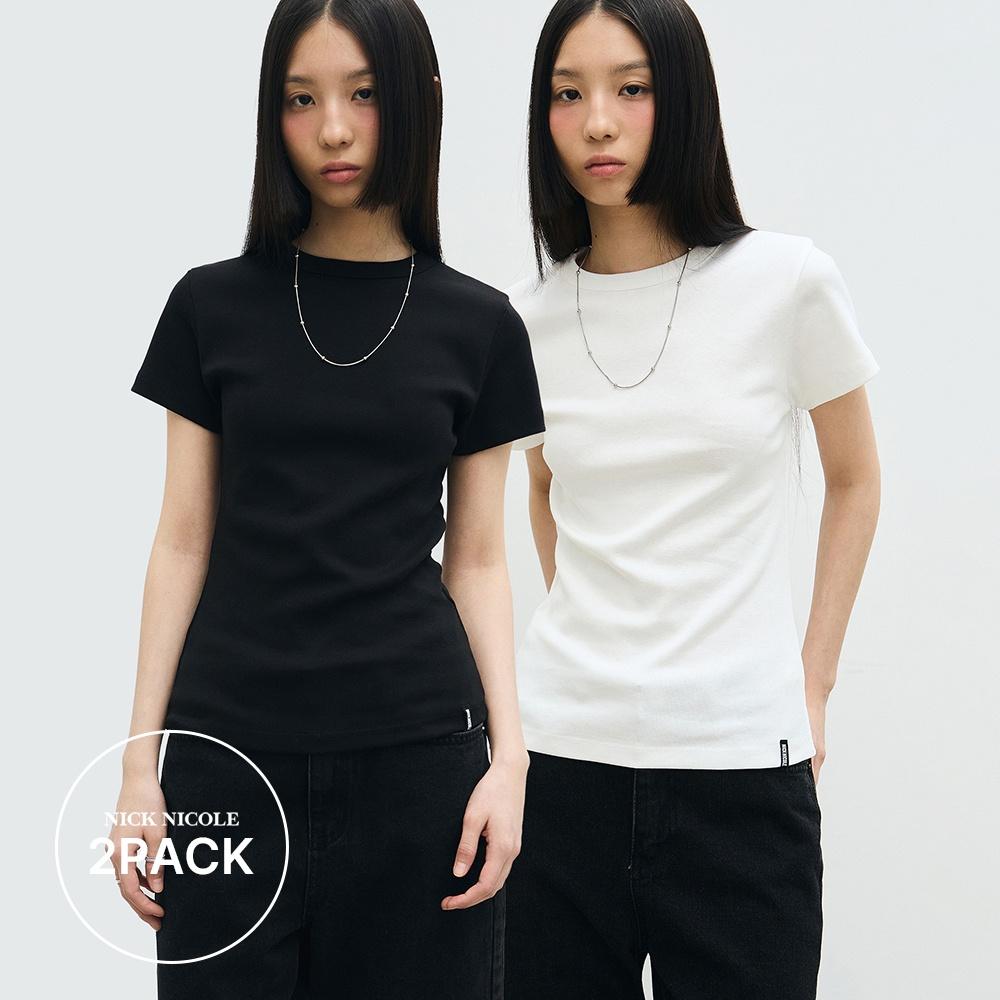 [2PACK] MINIMAL MODERN HALF TOP_3 COLOR