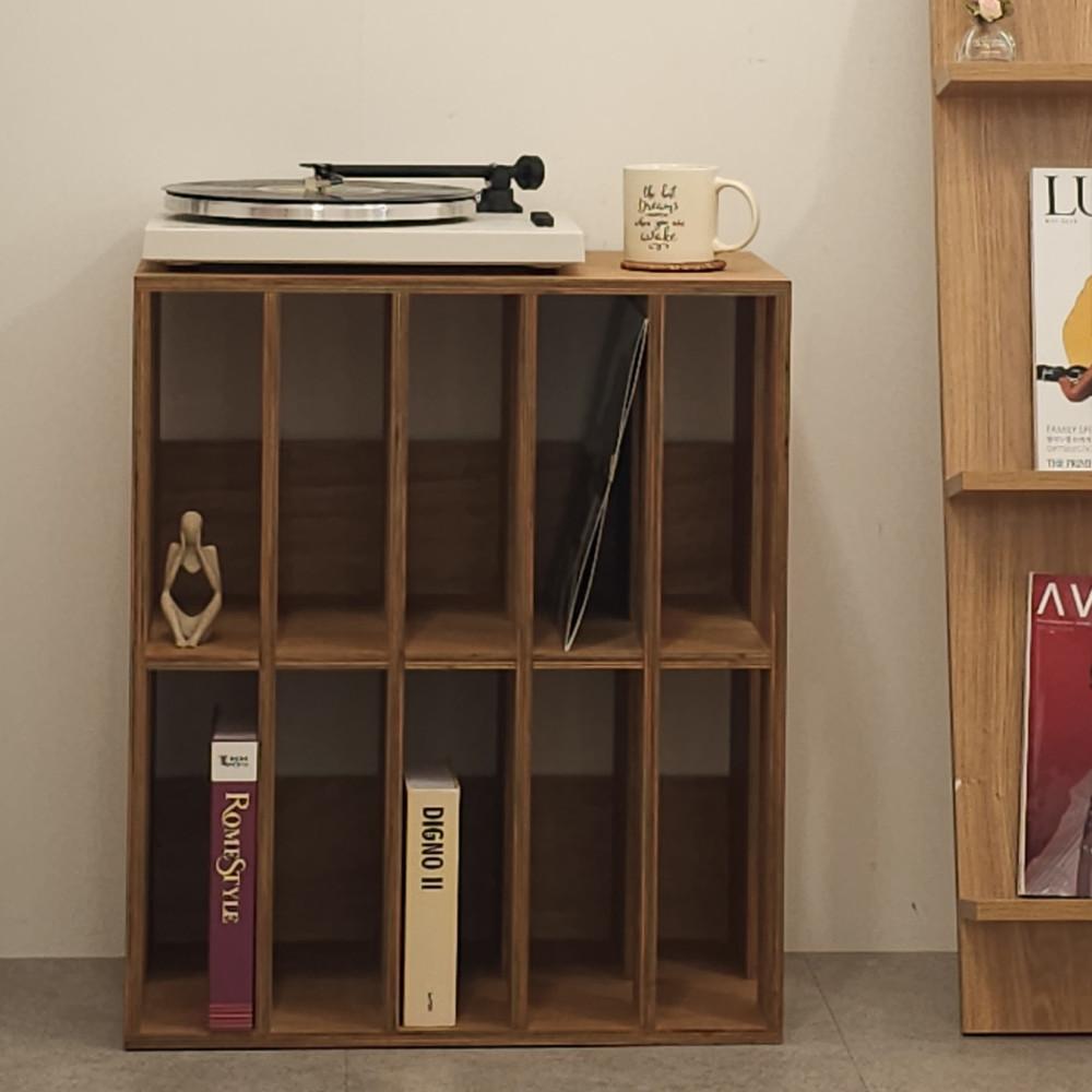 라왕 2단 칸막이 책장 책꽂이 LP수납 거실 수납장 장식장 모듈 합판가구 자체제작