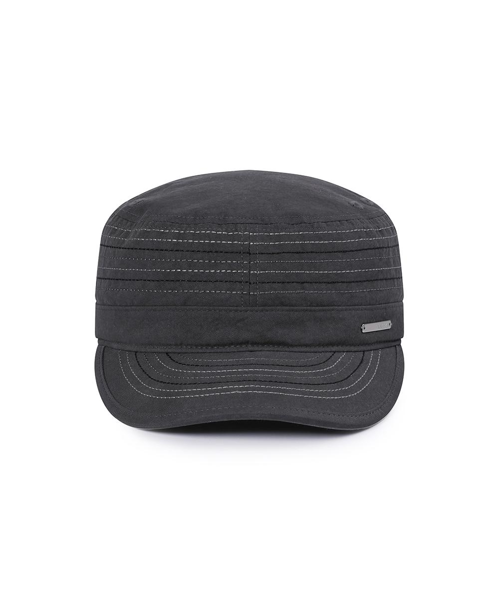 Stitch work cap CHARCOAL