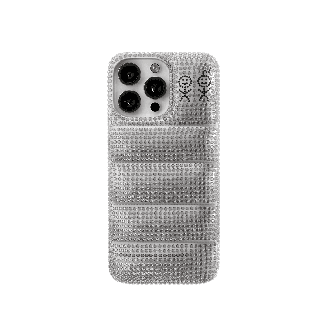THE PUFFER CASE® - EMBELLISHED CHROME (Limited Edition)