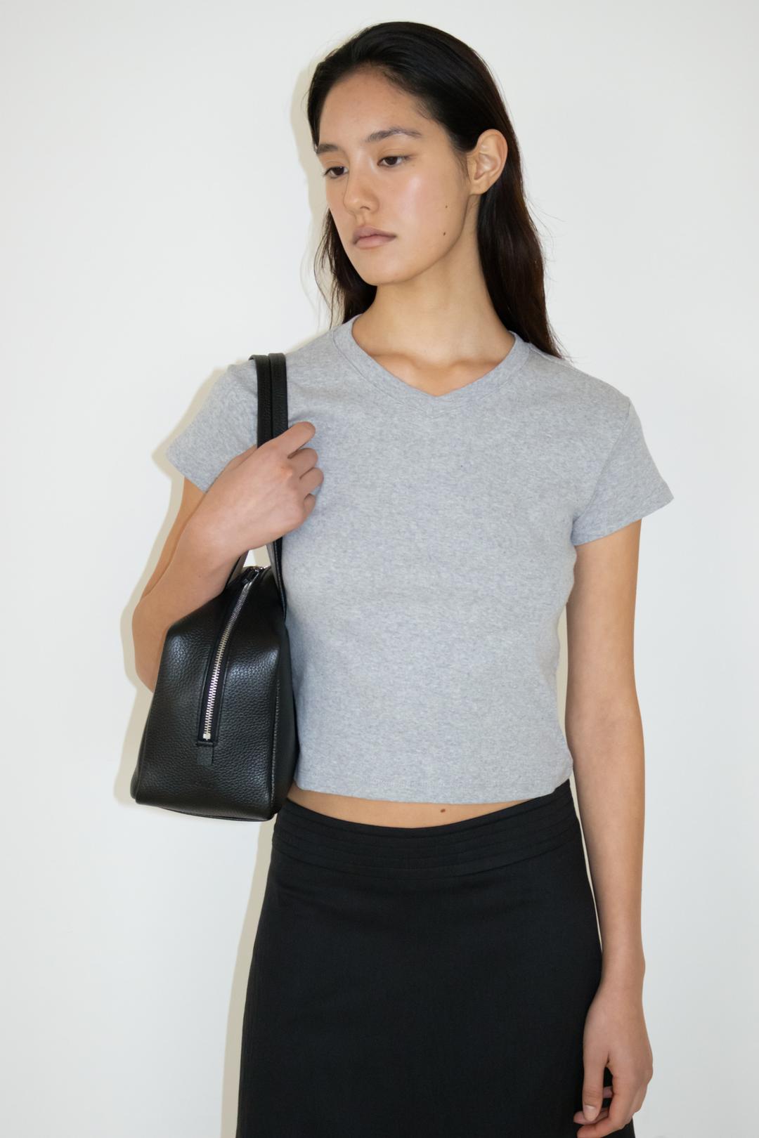 Leather Bowling Bag (Black)