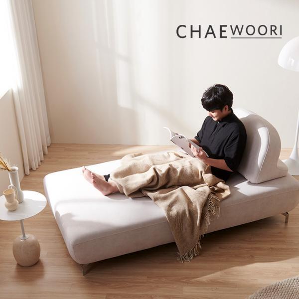 푹쉼 토아즈 기능성 원단 3인 소파베드 등쿠션 추가구성