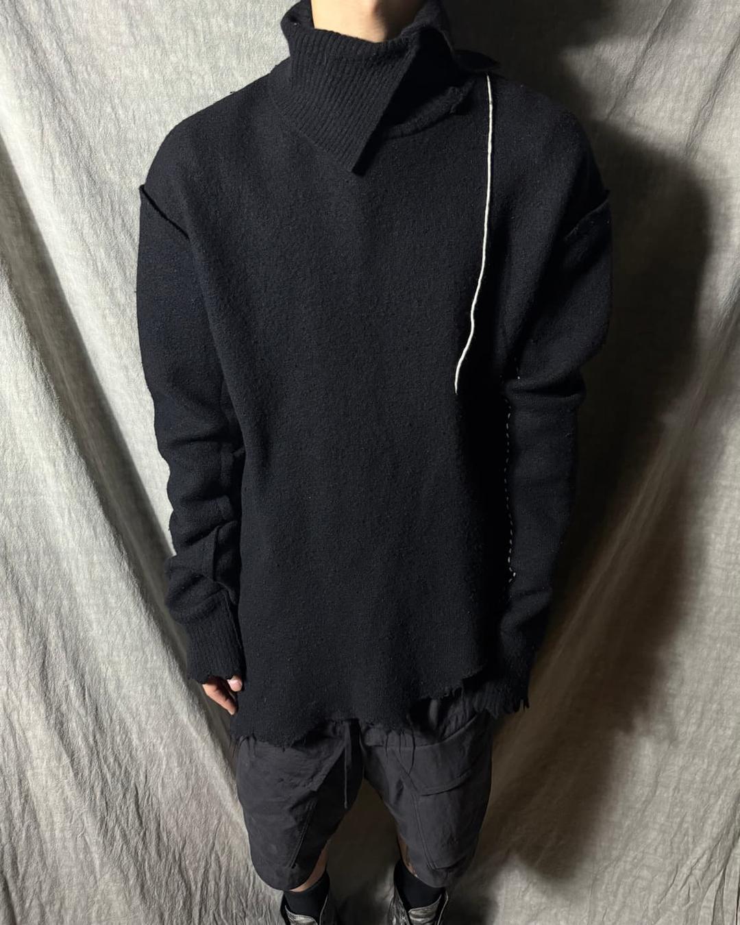 BED j.w. FORD Distressed High Neck Knit | 후루츠패밀리