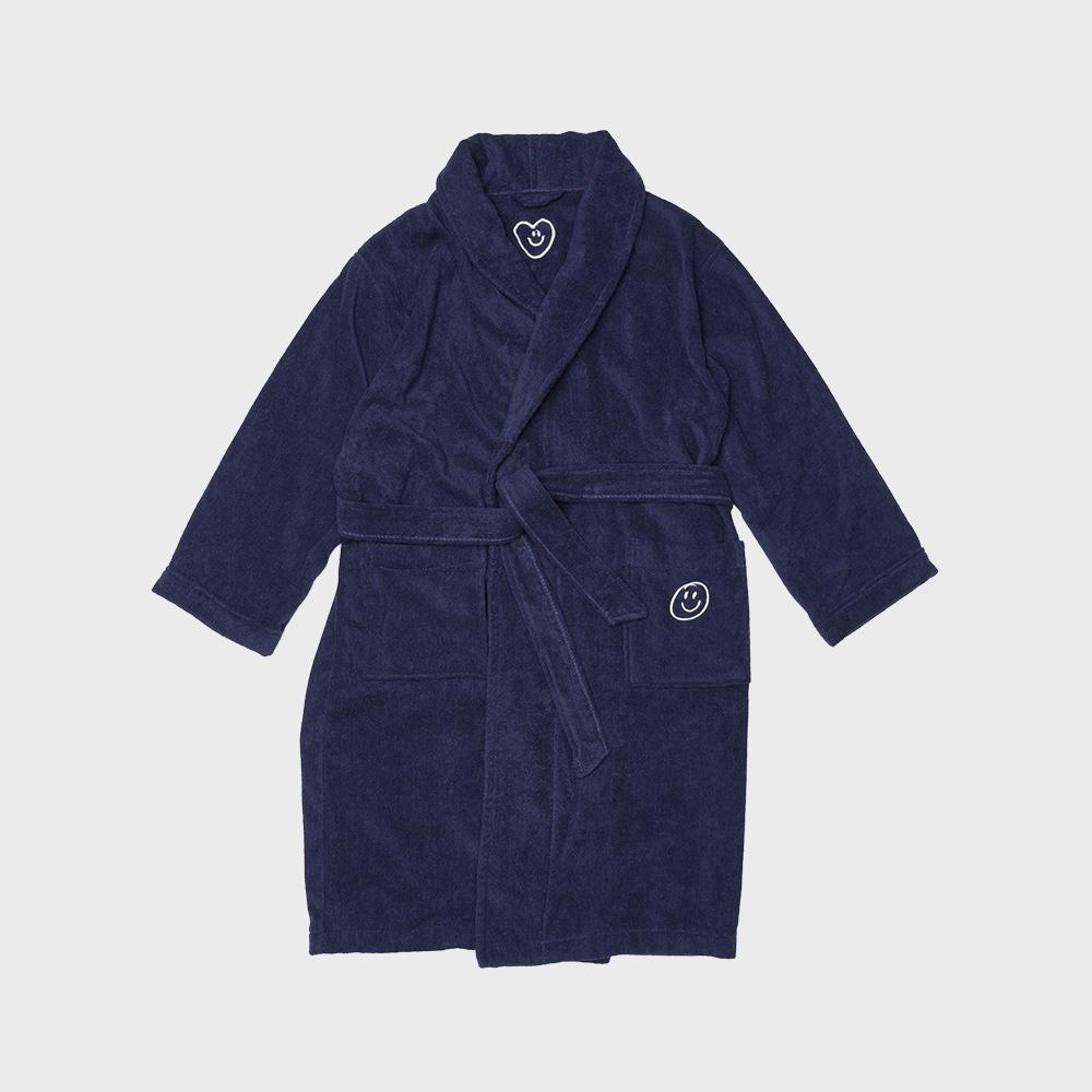 SHOWER ROBE NAVY