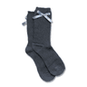 Knit ribbon socks_Gray