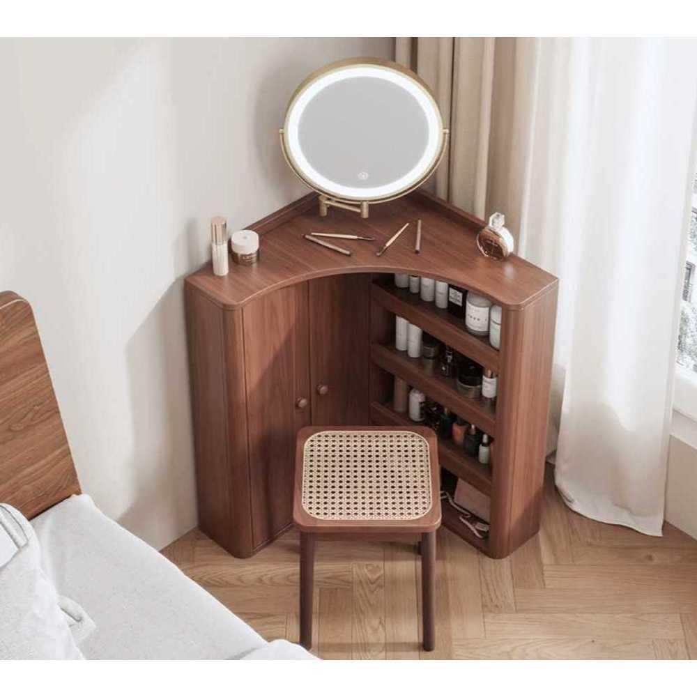 코너 화장대 수납장 서랍 메이크업 소형 작은 모서리