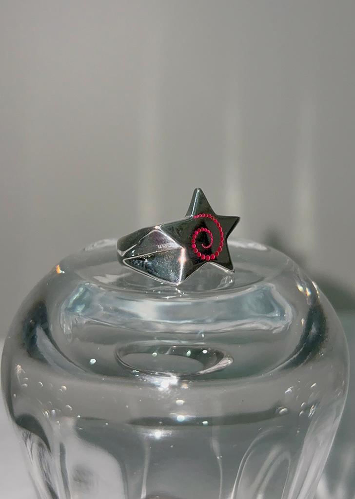 polka dot star ring color